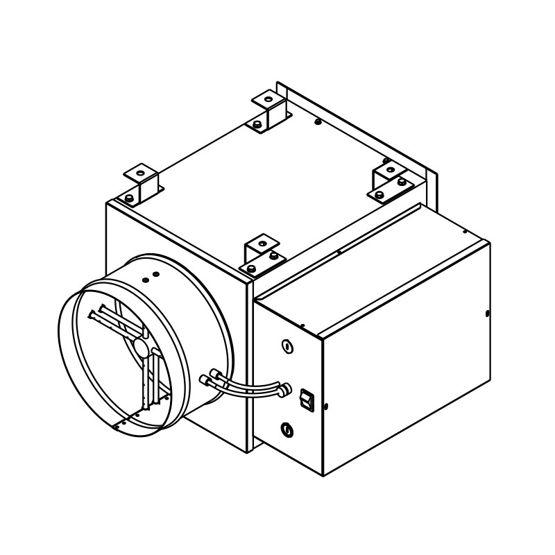 HVAC Air Distribution Precise Variable Airflow Volume Control VAV Box